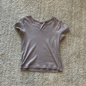 Brandy Melville Ashlyn V Notch Top